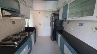 Kitchen Image of 1295 Sq.ft 3 BHK Apartment / Flat for rent in Radha Residency, Borivali East Mumbai for Rs. 75000