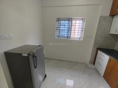 Kitchen Image of 650 Sq.ft 1 BHK Apartment / Flat for rent in Nagavara Bengaluru for Rs. 30000