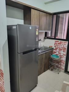 Kitchen Image of 600 Sq.ft 1 BHK Apartment / Flat for rent in Laabham Residency EWS LIG Block, Pipliyahana Indore for Rs. 14000