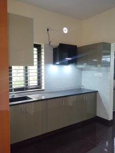 Kitchen Image of 1200 Sq.ft 2 BHK Independent House for rent in Mathikere Bengaluru for Rs. 33000