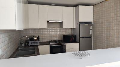 Kitchen Image of 1380 Sq.ft 2 BHK Apartment / Flat for rent in Supertech Supernova, Sector 94 Noida for Rs. 60000