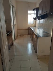 Kitchen Image of 2203 Sq.ft 3 BHK Apartment / Flat for rent in Unitech Uniworld City, New Town Kolkata for Rs. 50000
