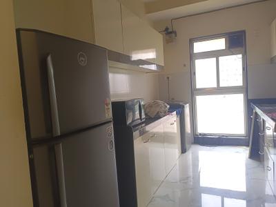 Kitchen Image of 1750 Sq.ft 3 BHK Apartment / Flat for rent in Raheja Ridgewood, Goregaon East Mumbai for Rs. 124999