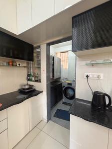 Kitchen Image of 1500 Sq.ft 3 BHK Apartment / Flat for sale in Shreeji Darshanam Crest, Tarsali Vadodara for Rs. 5200000