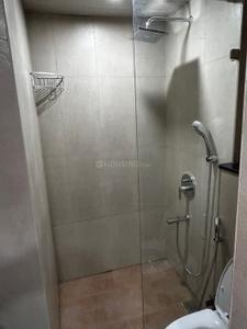 Bathroom Image of 500 Sq.ft 1 RK Apartment / Flat for rent in L And T Raintree Boulevard, Sahakara Nagar Bengaluru for Rs. 40000