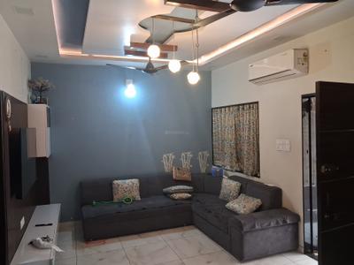 Living Room Image of 1200 Sq.ft 3 BHK Independent House for rent in South Bopal Ahmedabad for Rs. 34000