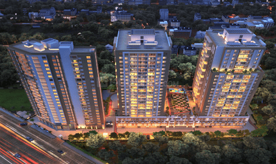 Image of 1050 Sq.ft 2 BHK Apartment / Flat for sale in Vikram Midori Towers, Pimple Nilakh, Pune for Rs. 9700000