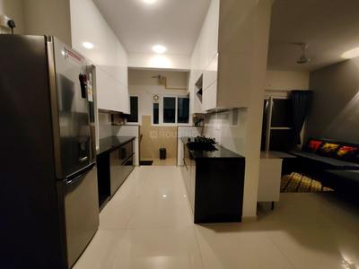 Kitchen Image of 1955 Sq.ft 3 BHK Apartment / Flat for rent in L And T Raintree Boulevard, Sahakara Nagar Bengaluru for Rs. 118000