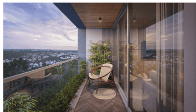 Image of 2124 Sq.ft 3 BHK Apartment / Flat for sale in Vertex Luxuria, Memnagar, Ahmedabad for Rs. 15700000