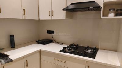 Kitchen Image of 700 Sq.ft 1 BHK Builder Floor for rent in Sector 51 Gurgaon for Rs. 40000