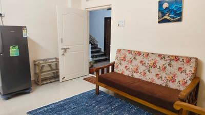 Living Room Image of 425 Sq.ft 1 BHK Apartment / Flat for rent in Begumpet Hyderabad for Rs. 22000