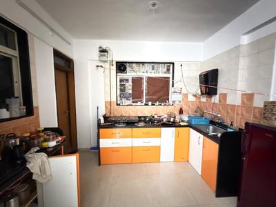 Kitchen Image of 1456 Sq.ft 3 BHK Apartment / Flat for rent in Malpani The Crest, Pimple Saudagar Pune for Rs. 40000