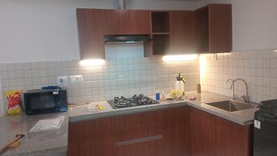Kitchen Image of 710 Sq.ft 1 RK Apartment / Flat for rent in Godrej The Suites, Jaypee Greens Greater Noida for Rs. 32000