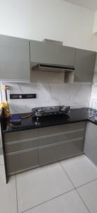 Kitchen Image of 2475 Sq.ft 4 BHK Apartment / Flat for rent in Adani Water Lily Ph 2 Towers C1 C2 C3 C4, Shantigram Ahmedabad for Rs. 110000