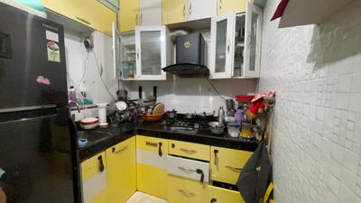 Kitchen Image of 1000 Sq.ft 2 BHK Apartment / Flat for sale in Natu 9 Riviera Hills, Kalwa Thane for Rs. 12500000