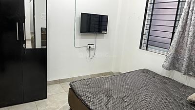 Bedroom Image of 650 Sq.ft 1 BHK Builder Floor for rent in Bulandshahr Indore for Rs. 16000