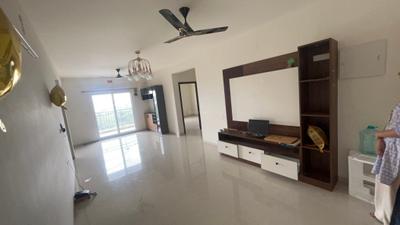 Living Room Image of 1100 Sq.ft 3 BHK Apartment / Flat for rent in DSR RR Avenues, Yelahanka New Town Bengaluru for Rs. 50000