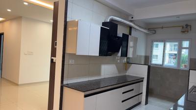 Kitchen Image of 1740 Sq.ft 3 BHK Apartment / Flat for rent in L And T Olivia At Raintree Boulevard, Sahakara Nagar Bengaluru for Rs. 71000
