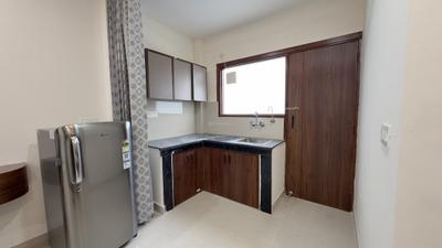 Kitchen Image of 550 Sq.ft 1 RK Builder Floor for rent in Suncity Township, Sector 54 Gurgaon for Rs. 20000