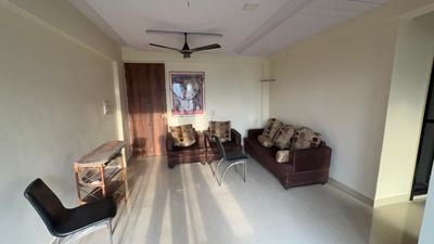 Living Room Image of 900 Sq.ft 2 BHK Apartment / Flat for rent in CIDCO Fam CHS, Kopar Khairane Navi Mumbai for Rs. 50000