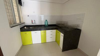 Kitchen Image of 750 Sq.ft 2 BHK Apartment / Flat for sale in Majestique Manhattan, Wagholi Pune for Rs. 6200000