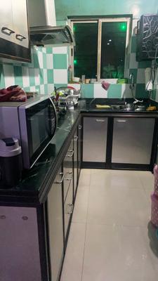 Kitchen Image of 998 Sq.ft 2 BHK Apartment / Flat for sale in Nirrman Udichi Enclave, Ariadaha Kolkata for Rs. 4800000