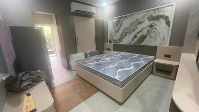Bedroom Image of 1000 Sq.ft 1 BHK Builder Floor for rent in Sector 46 Gurgaon for Rs. 38000
