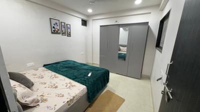 Bedroom Image of 950 Sq.ft 2 BHK Builder Floor for rent in Mahalakshmi Nagar Indore for Rs. 28599