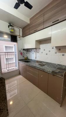 Kitchen Image of 470 Sq.ft 1 BHK Apartment / Flat for sale in Om Saath Grandness, Dahisar East Mumbai for Rs. 10900000