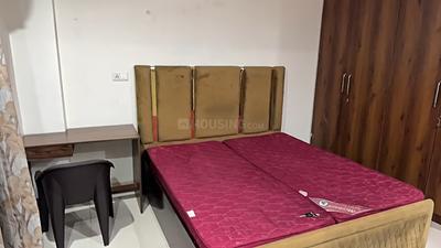 Bedroom Image of 400 Sq.ft 1 RK Apartment / Flat for rent in Sector 43 Gurgaon for Rs. 20000