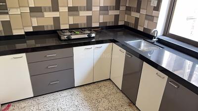 Kitchen Image of 690 Sq.ft 1 BHK Apartment / Flat for rent in Sangamvadi Pune for Rs. 33000