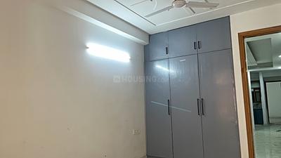 Bedroom Image of 950 Sq.ft 3 BHK Builder Floor for sale in Khanpur New Delhi for Rs. 6850000