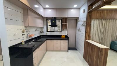 Kitchen Image of 1227 Sq.ft 2 BHK Apartment / Flat for rent in Harsh Builcorp Vacanza Homes, Althan Surat for Rs. 30000