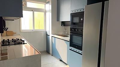 Kitchen Image of 1350 Sq.ft 3 BHK Apartment / Flat for sale in Hubtown Rising City, Ramabai Ambedkar Nagar Mumbai for Rs. 27000000