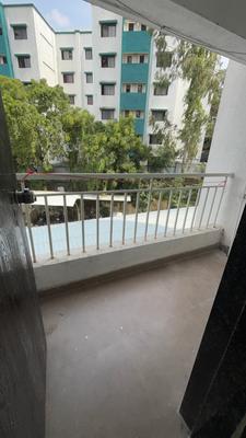 Balcony Image of 960 Sq.ft 2 BHK Apartment / Flat for rent in Balaji Vishwa Phase II, Narhe Pune for Rs. 16500
