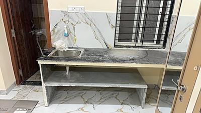 Kitchen Image of 700 Sq.ft 1 RK Builder Floor for rent in Indra Puri Colony Indore for Rs. 9000