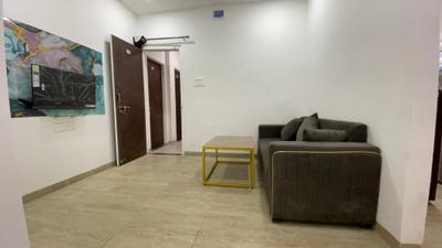 Living Room Image of 450 Sq.ft 1 BHK Apartment / Flat for rent in Mahalakshmi Nagar Indore for Rs. 18000