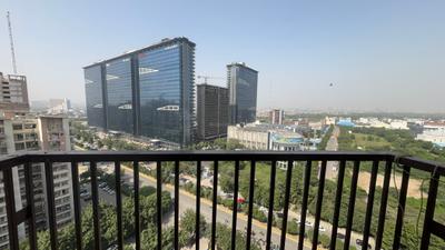 Balcony Image of 1040 Sq.ft 2 BHK Apartment / Flat for rent in Logix Blossom County, Sector 137 Noida for Rs. 40000