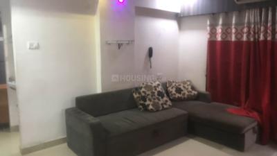 Living Room Image of 550 Sq.ft 1 BHK Apartment / Flat for rent in Paradigm Pushpanjali Residency Phase III, Thane West Thane for Rs. 20000