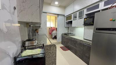 Kitchen Image of 1575 Sq.ft 3 BHK Apartment / Flat for rent in Vignahar Heights, Nerul Navi Mumbai for Rs. 130000