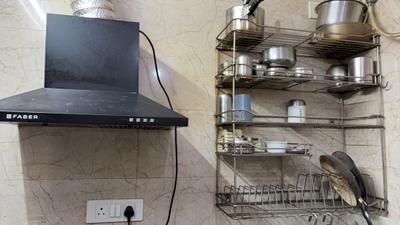 Kitchen Image of 1100 Sq.ft 2.5 BHK Apartment / Flat for rent in Shiva Apartment, Sector 4 Rohini New Delhi for Rs. 30000