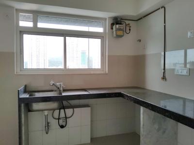Kitchen Image of 757 Sq.ft 2 BHK Apartment / Flat for rent in L And T Rejuve 360 Tower A, Mulund West Mumbai for Rs. 65000