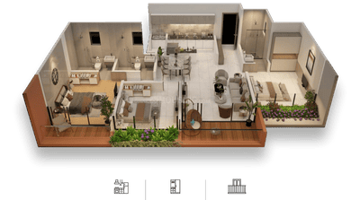 Image of 1421 Sq.ft 4 BHK Apartment / Flat for sale in Ravet, Pune for Rs. 11600000