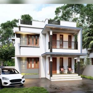 Image of 1200 Sq.ft 3 BHK Independent House for sale in Poovattuparamba, Kozhikode for Rs. 5600000