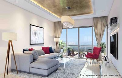 Hall Image of 1721 Sq.ft 3 BHK Apartment / Flat for sale in Sagitarius Bluegrass Residences, Kalyani Nagar Pune for Rs. 33700000