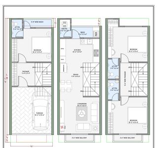 Image of 1722 Sq.ft 3 BHK Independent House for sale in Dindoli, Surat for Rs. 6551000