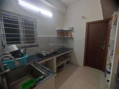 Kitchen Image of 500 Sq.ft 1 RK Apartment / Flat for rent in Puppalaguda Hyderabad for Rs. 18000