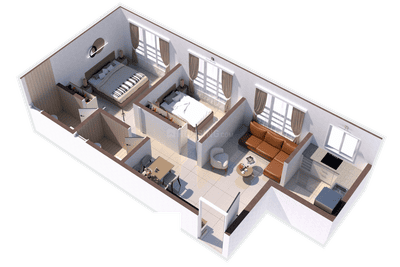 Image of 575 Sq.ft 1 BHK Apartment / Flat for sale in Nalasopara West, Nala Sopara for Rs. 2871000