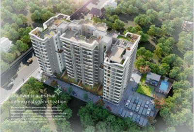 Image of 1156 Sq.ft 2 BHK Apartment / Flat for sale in Skyblue Oasis, Manish Nagar, Nagpur for Rs. 4600000