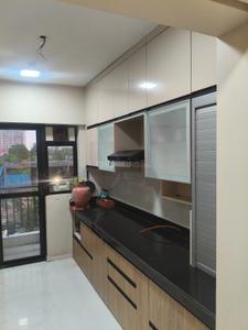 Kitchen Image of 1200 Sq.ft 3 BHK Apartment / Flat for rent in Runwal Gardens, Dombivli East Thane for Rs. 30000